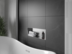 Mexen X-Wall-NR Nischenregal ohne Flansch 60 x 20 cm, Inox - 1911602010