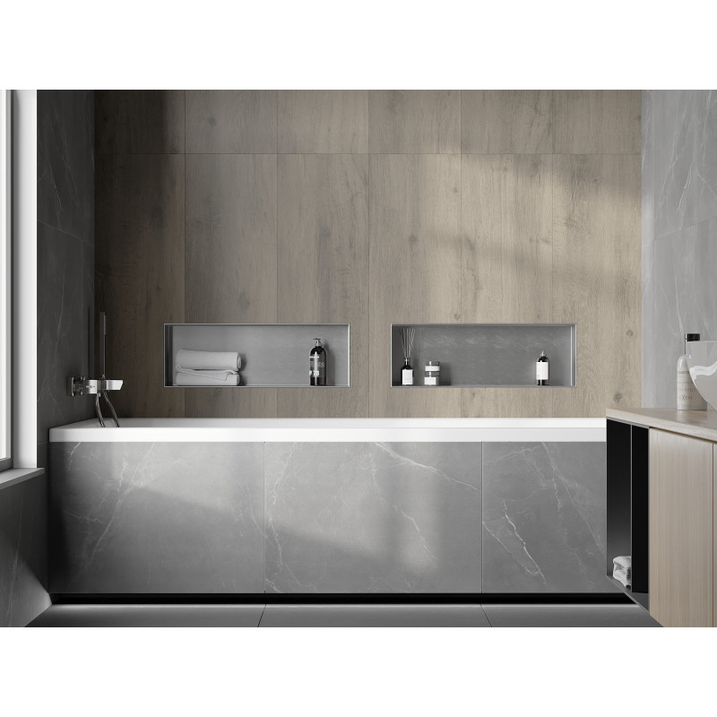 Mexen X-Wall-NR Wandnische ohne Flansch 60 x 20 cm, Inox - 1911602010