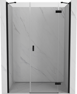 Mexen Mist-H Duschdrehtür rechts 135 cm, transparent, schwarz - 8A5-135-001-70-00-P