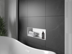 Mexen X-Wall-NR Nischenregal ohne Flansch 60 x 20 cm, weiß - 1921602010
