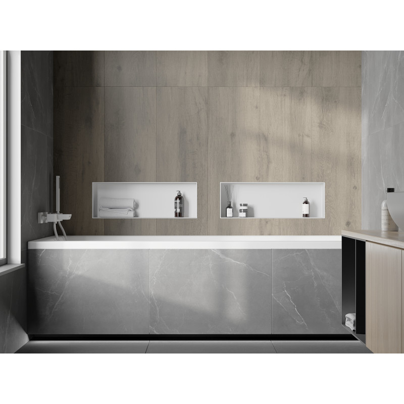 Mexen X-Wall-NR Nischenregal ohne Flansch 60 x 20 cm, weiß - 1921602010