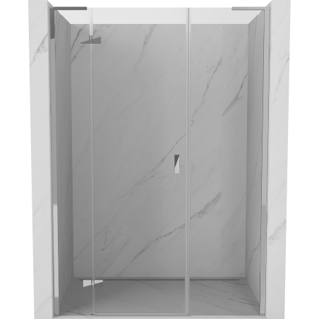 Mexen Mist-H L Duschdrehtür links 120 cm, transparent, Chrom - 8A5L-120-001-01-00-L