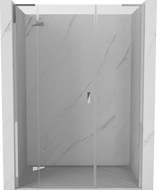 Mexen Mist-H L Duschschwingtüren links 135 cm, transparent, Chrom - 8A5L-135-001-01-00-L