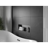 Mexen X-Wall-NR Nischenshelf ohne Rand 60 x 20 cm, schwarz - 1971602010