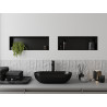 Mexen X-Wall-NR Nischenregal ohne Flansch 60 x 20 cm, schwarz - 1971602010