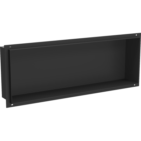 Mexen X-Wall-NR Nischenregal ohne Flansch 60 x 20 cm, schwarz - 1971602010