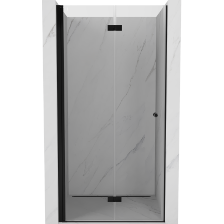 Mexen Mist-F Falttür Dusche links 105 cm, transparent, schwarz - 8A6-105-000-70-00-L