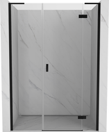Mexen Mist-H L Duschtür rechts 140 cm, transparent, schwarz - 8A5L-140-001-70-00-P