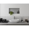 Mexen X-Wall-NR Nischenregal ohne Flansch 60 x 30 cm, Inox - 1911603010