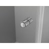 Mexen Mist-F faltbare Duschabtrennung rechts 75 cm, transparent, Chrom - 8A6-075-000-01-00-P