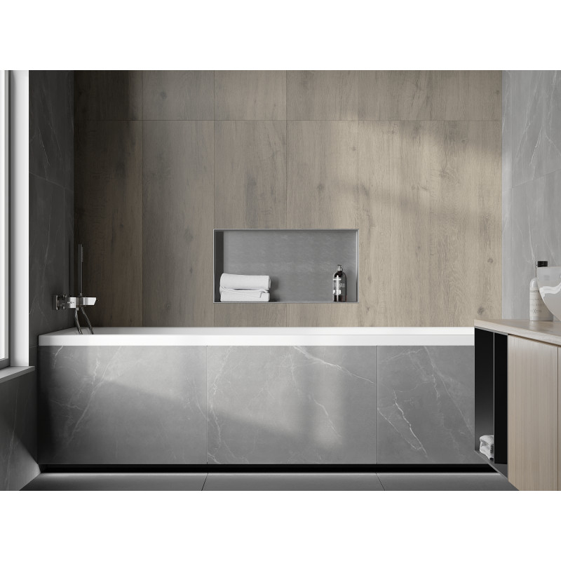 Mexen X-Wall-NR Nischenregal ohne Flansch 60 x 30 cm, Inox - 1911603010