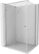 Mexen Mist-F faltbare Duschkabine links 110 x 85 cm, transparent, Chrom - 8A6T-110-085-01-00-L