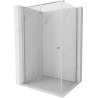 Mexen Mist-F faltbare Duschkabine links 115 x 85 cm, transparent, Chrom - 8A6T-115-085-01-00-L