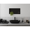 Mexen X-Wall-NR Einbauablage ohne Flansch 60 x 30 cm, schwarz - 1971603010