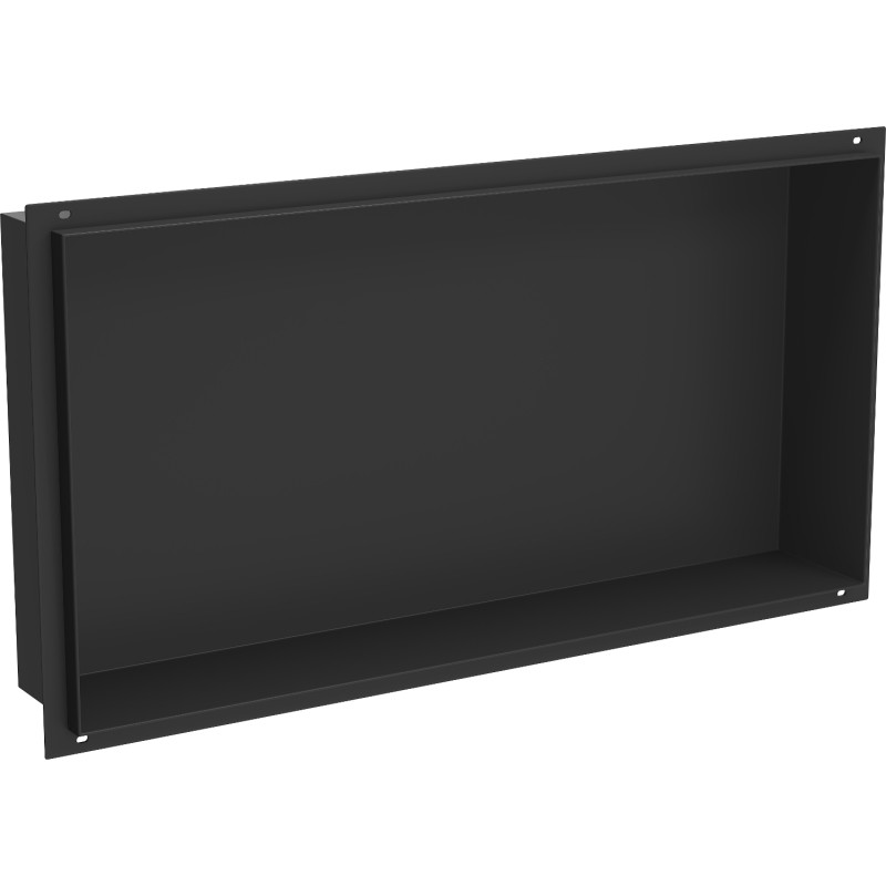 Mexen X-Wall-NR Nischenregal ohne Flansch 60 x 30 cm, schwarz - 1971603010