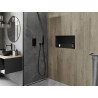 Mexen X-Wall-NR nischeneinbau ohne flansch 60 x 30 cm, schwarz - 1971603010