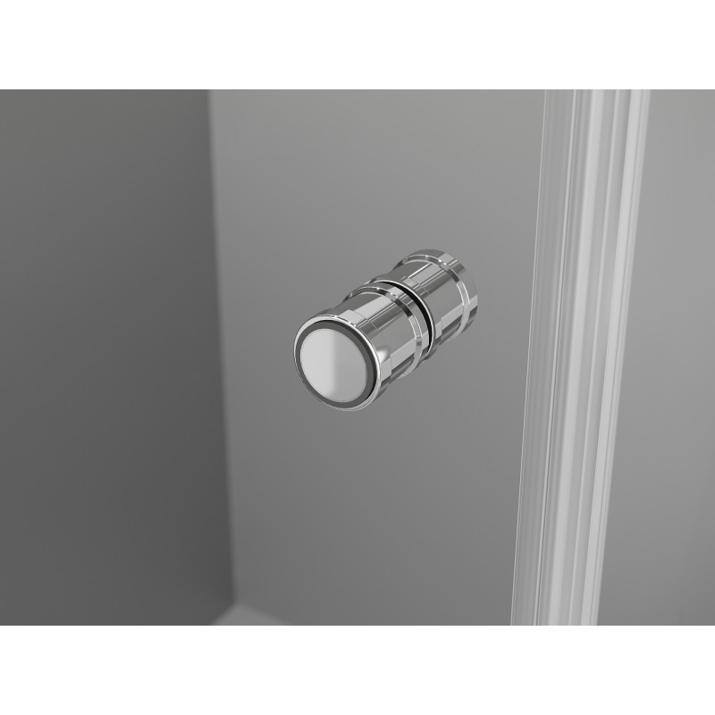 Mexen Mist-F Duo Falt-Duschkabine links 115 x 70 cm, transparent, Chrom - 8A6-115L-070P-01-00