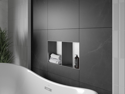 Mexen X-Wall-NR Wandnische ohne Rand mit Ablage 60 x 30 cm, Inox - 1911603010S