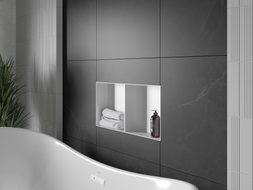 Mexen X-Wall-NR Nischenregal ohne Blende mit Regal 60 x 30 cm, weiß - 1921603010S