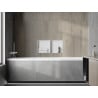 Mexen X-Wall-NR Nischenregal ohne Blende mit Regal 60 x 30 cm, weiß - 1921603010S