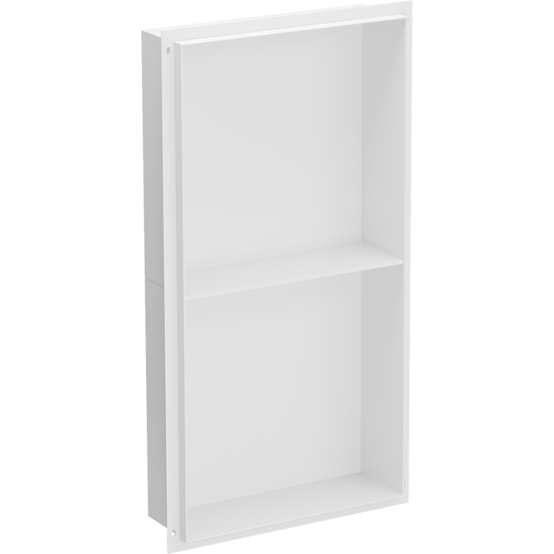 Mexen X-Wall-NR Nischenregal ohne Blende mit Regal 60 x 30 cm, weiß - 1921603010S