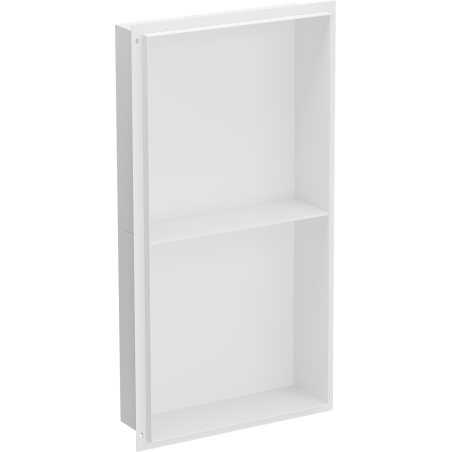 Mexen X-Wall-NR Nischenregal ohne Flansch mit Regal 60 x 30 cm, weiß - 1921603010S