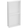 Mexen X-Wall-NR Nischenregal ohne Blende mit Regal 60 x 30 cm, weiß - 1921603010S