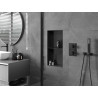 Mexen X-Wall-NR Nischenregal ohne Rahmen mit Regal 60 x 30 cm, schwarz - 1971603010S