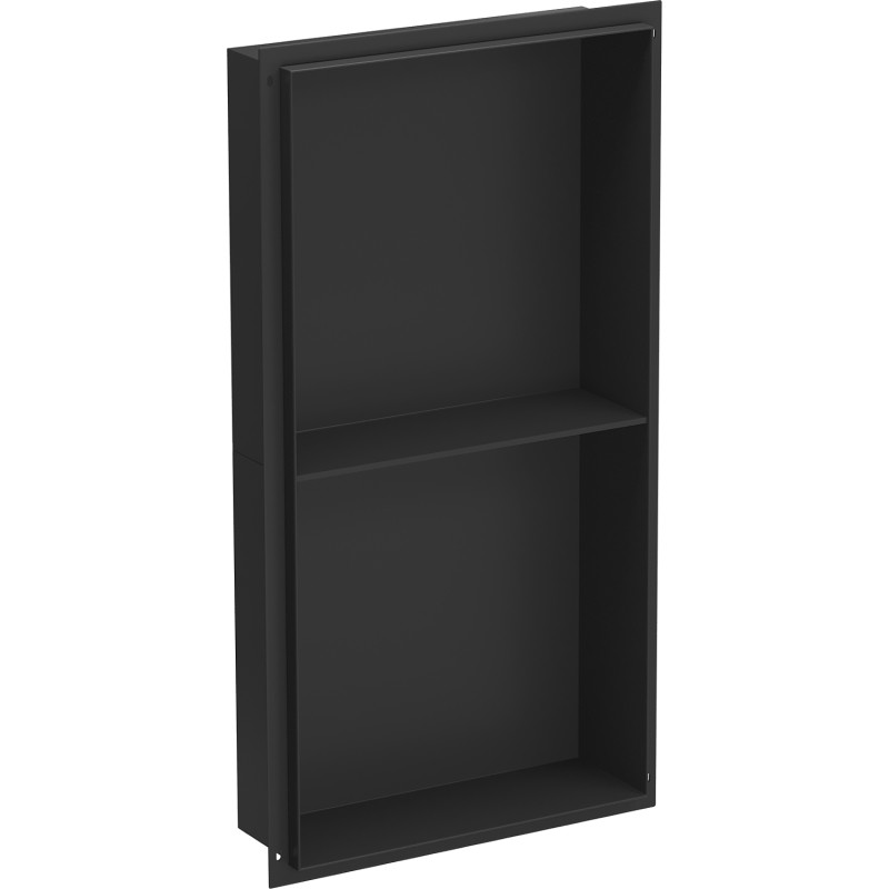 Mexen X-Wall-NR Nischenregal ohne Flansch mit Ablage 60 x 30 cm, schwarz - 1971603010S