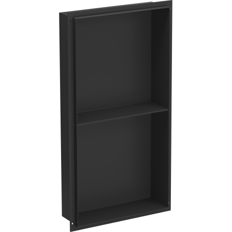 Mexen X-Wall-NR Nischenregal ohne Flansch mit Ablage 60 x 30 cm, schwarz - 1971603010S
