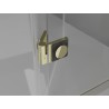 Mexen Mist-F faltbare Duschkabine links 80 x 95 cm, transparent, gold - 8A6T-080-095-50-00-L