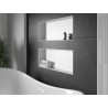 Mexen X-Wall-NR Wandeinbau-Regal ohne Flansch 75 x 30 cm, weiß - 1921753010