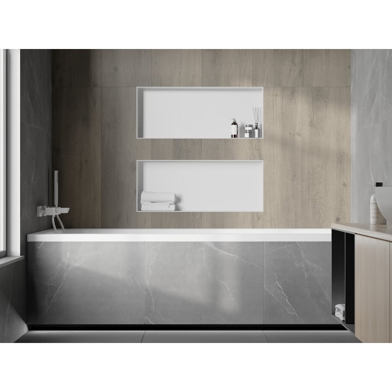 Mexen X-Wall-NR Nischenregal ohne Flansch 75 x 30 cm, weiß - 1921753010