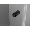 Mexen Mist-F Falttür Duschabtrennung rechts 110 cm, transparent, schwarz - 8A6-110-000-70-00-P