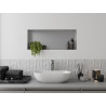 Mexen X-Wall-NR Nischenregal ohne Flansch 75 x 30 cm, Inox - 1911753010