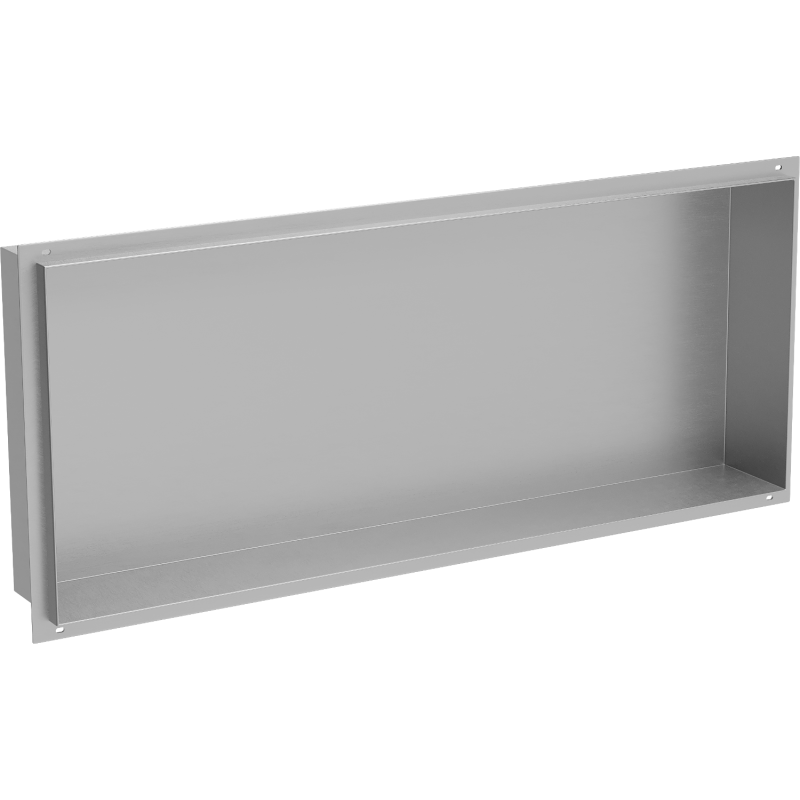 Mexen X-Wall-NR Nischenregal ohne Verkleidung 75 x 30 cm, Inox - 1911753010