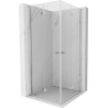 Mexen Mist-F Duo faltbare Duschkabine 85 x 85 cm, transparent, Chrom - 8A6-085L-085P-01-00