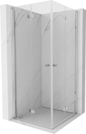 Mexen Mist-F Duo faltbare Duschkabine 85 x 85 cm, transparent, Chrom - 8A6-085L-085P-01-00