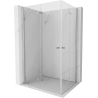Mexen Mist-F Duo faltbare Duschkabine links 105 x 90 cm, transparent, Chrom - 8A6-105L-090P-01-00