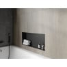 Mexen X-Wall-NR Nischenregal ohne Flansch 75 x 30 cm, schwarz - 1971753010