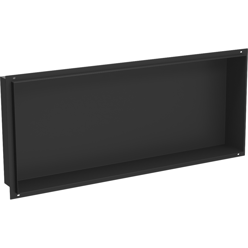 Mexen X-Wall-NR Nischenregal ohne Flansch 75 x 30 cm, schwarz - 1971753010