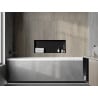 Mexen X-Wall-NR Nischenregal ohne Flansch 75 x 30 cm, schwarz - 1971753010