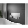 Mexen X-Wall-NR Regaleinsatz ohne Flansch 90 x 30 cm, Inox - 1911903010