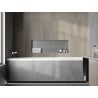 Mexen X-Wall-NR Regaleinsatz ohne Flansch 90 x 30 cm, Inox - 1911903010