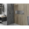 Mexen X-Wall-NR Einbauwandregal ohne Flansch 90 x 30 cm, Inox - 1911903010