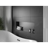 Mexen X-Wall-NR Nischenregal ohne Flansch 90 x 30 cm, schwarz - 1971903010