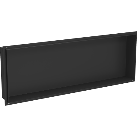 Mexen X-Wall-NR Nischenregal ohne Flansch 90 x 30 cm, schwarz - 1971903010