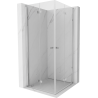 Mexen Mist-F Duo faltbare Duschkabine 110 x 110 cm, transparent, Chrom - 8A6-110L-110P-01-00