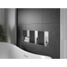 Mexen X-Wall-NR Nischenablage ohne Flansch mit Ablage 90 x 30 cm, Edelstahl - 1911903010S