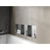 Mexen X-Wall-NR Nischenablage ohne Flansch mit Ablage 90 x 30 cm, Edelstahl - 1911903010S